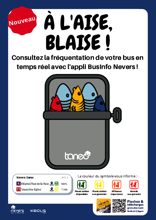 consultez en temps réel la fréquentation du bus