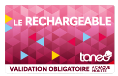 la carte LE RECHARGEABLE