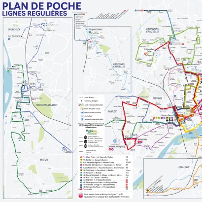 Plan lignes régulières